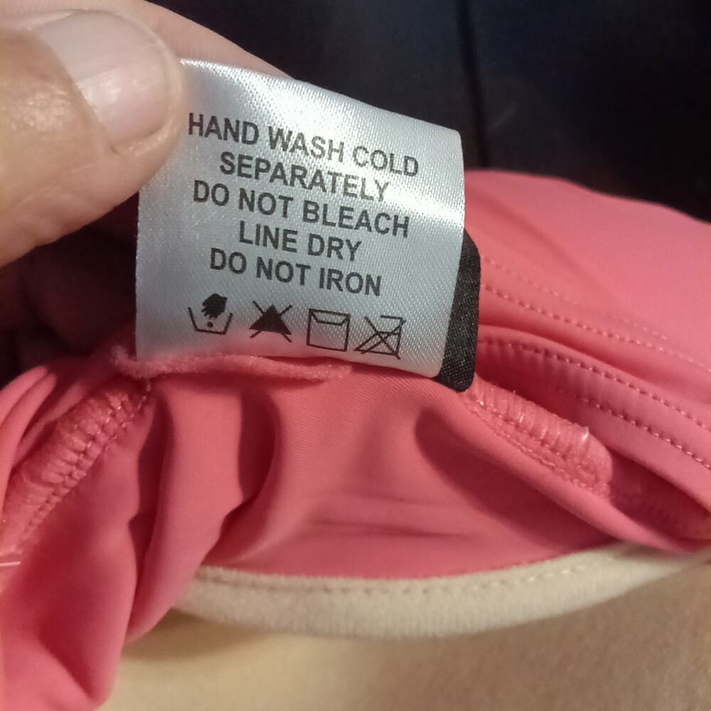 Shore Shapes Swimwear 1 Pc. Swimsuit Coral Pink Sz. 8 - Picture 7 of 7